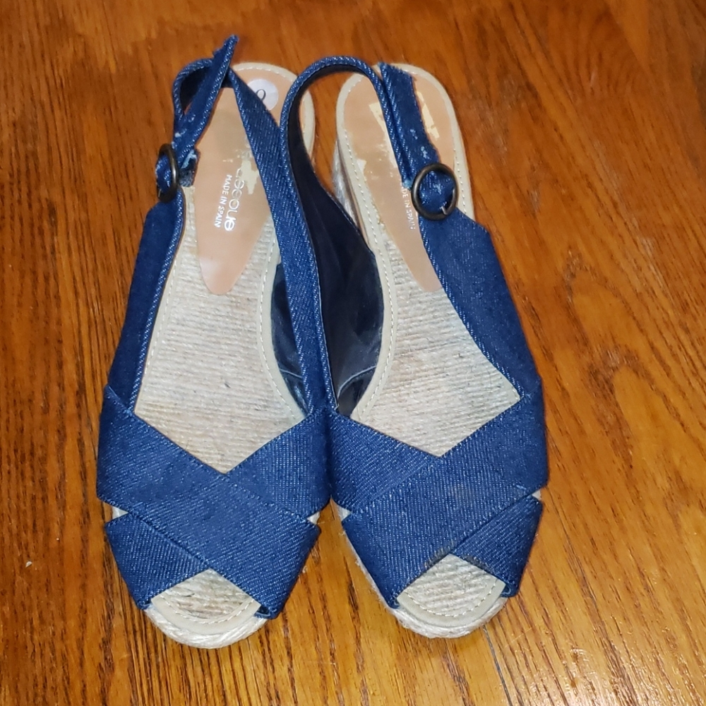 Denim Sandals